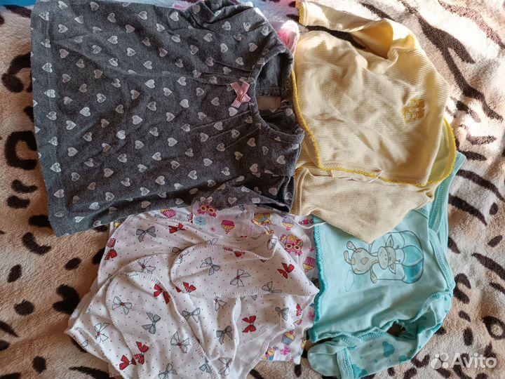 Детские вещи пакетом 0-3м