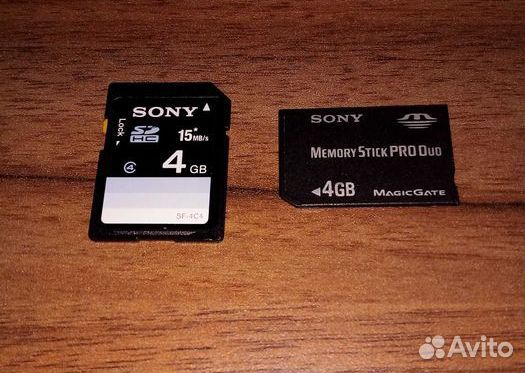 Карты памяти Sony memory pro duo