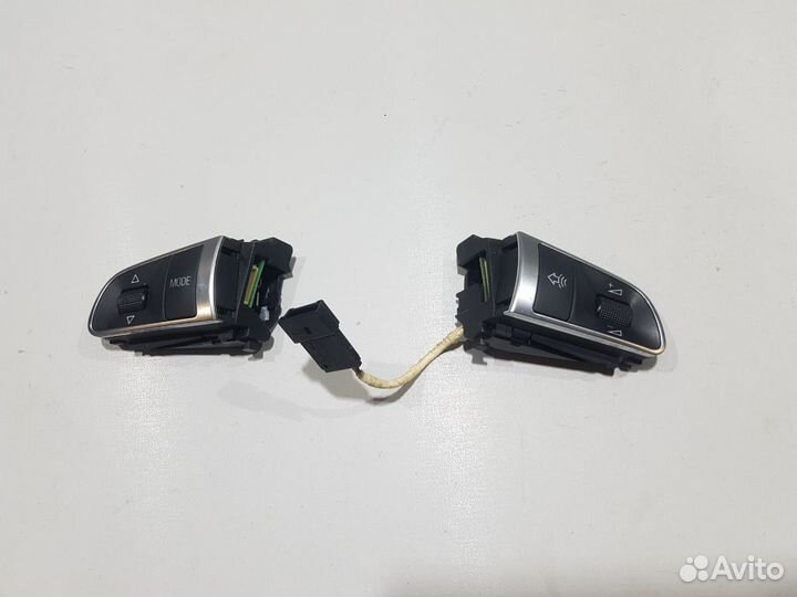 Комплект рулевых кнопок с хромом ауди а8 audi s8