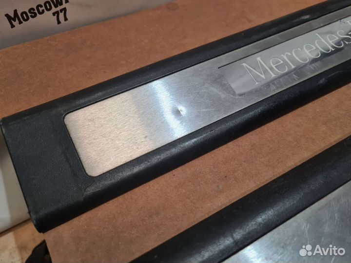 Накладки порогов с подсветкой Mercedes W164 X164