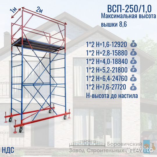 Строительная вышка тура