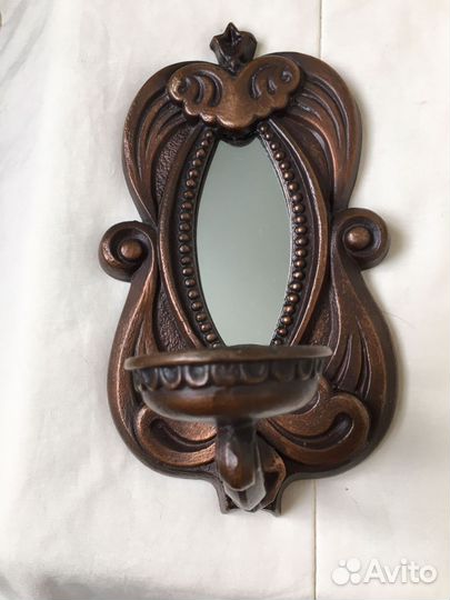 Подсвечник с зеркалом