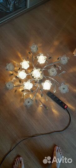 Люстра потолочная светодиодная бу