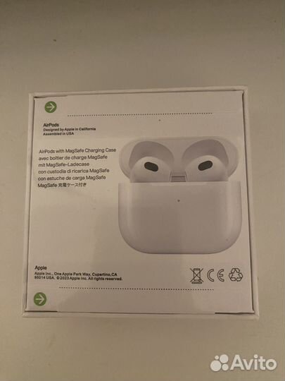 Беспроводные наушники apple airpods 3