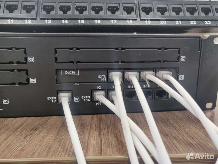 Атс Panasonic NS500+KX-NS5110X, телефоны Panasonic