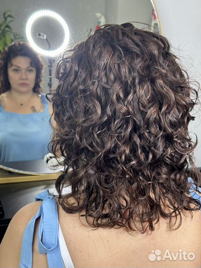 Биозавивка волос, прикорневой объем