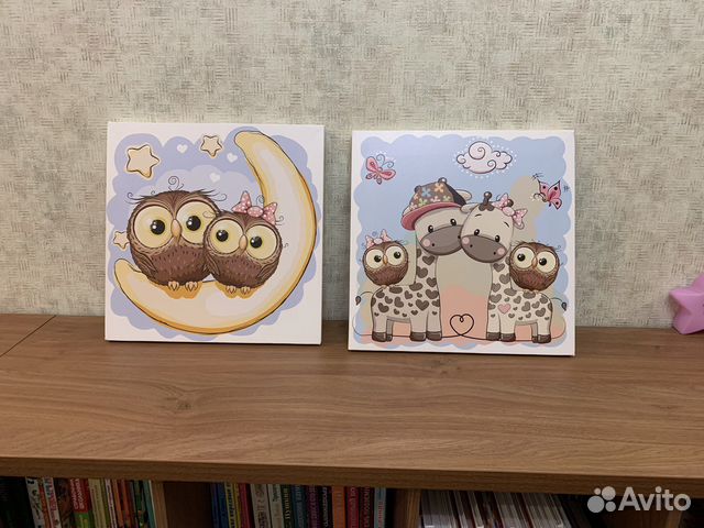 Картина холст принт 40*40