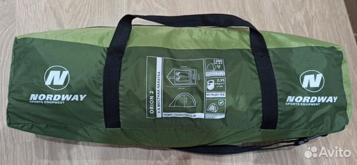 Палатка туристическая 2 местная