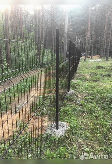 Сетка для забора 3d