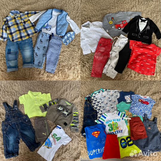 Вещи для мальчика 68 рост 3-6 месяцев
