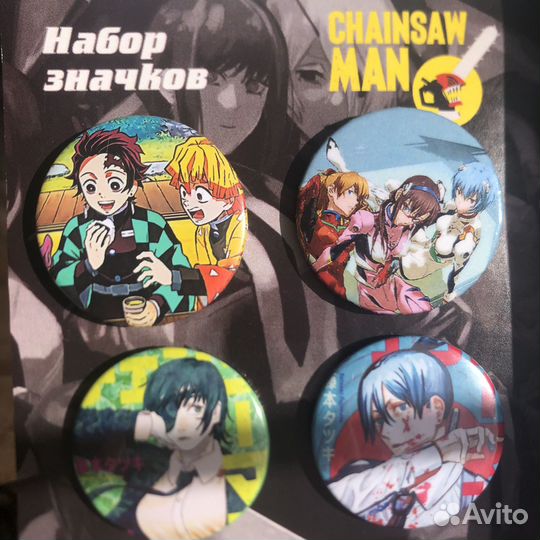 Значки с аниме