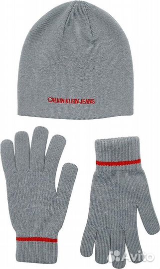 Набор Calvin klein шапка и перчатки