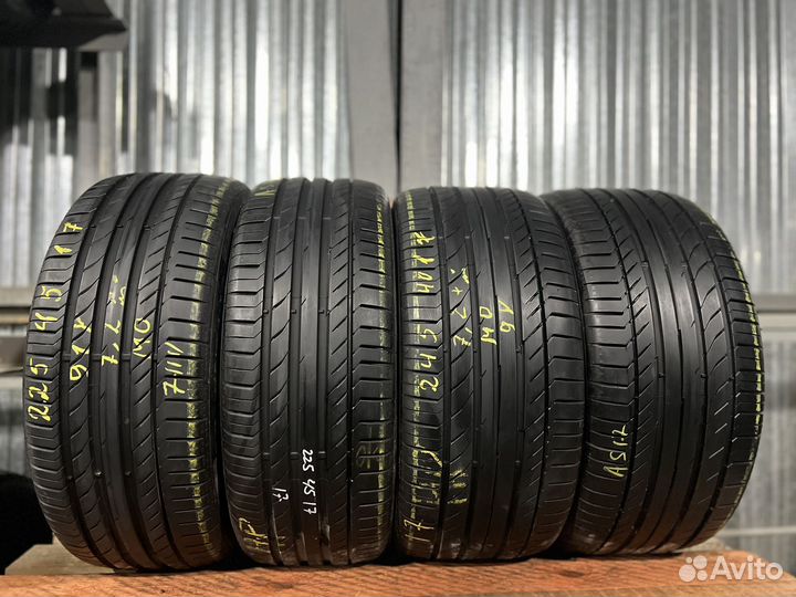 Continental ContiSportContact 5 225/45 R17 и 245/40 R17 91Y