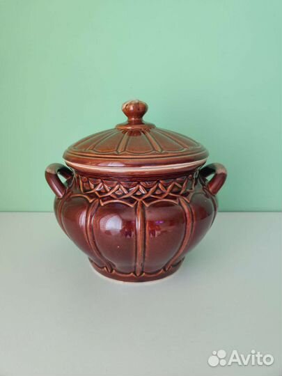 Горшочек керамический,супница