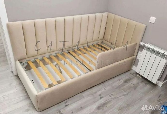 Детская кровать с мягкими бортиками