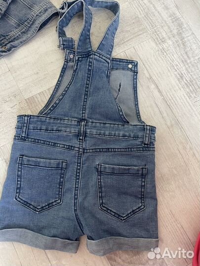 Джинсовка и джинсовые шорты