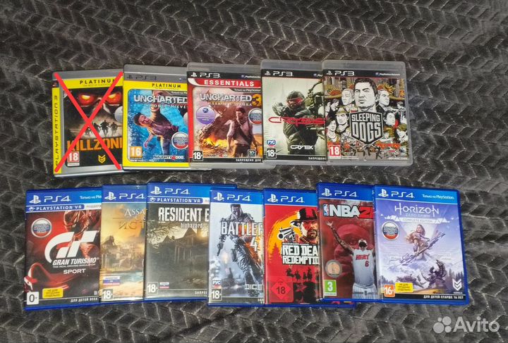 Диски на ps4/ps3