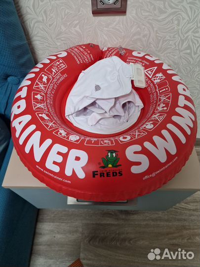 Круг для плавания swimtrainer красный