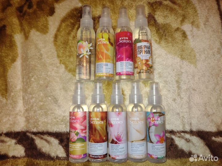 Спреи для тела 100мл (набор 9шт)