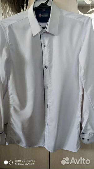 Рубашка школьная на мальчика 146-152