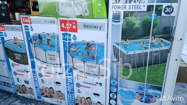 Каркасные бассейны Bestway. Со склада