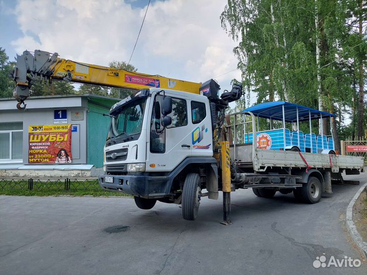 Аренда и услуги манипулятора, стрела 6.3 т