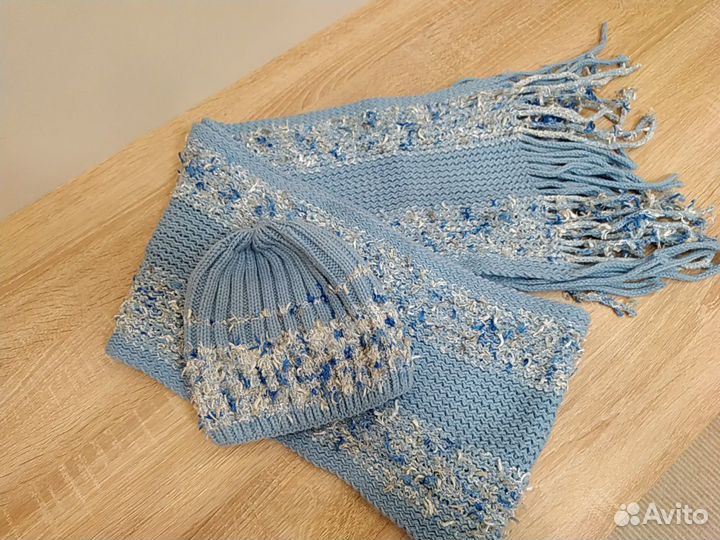 Комплект шапка и шарф