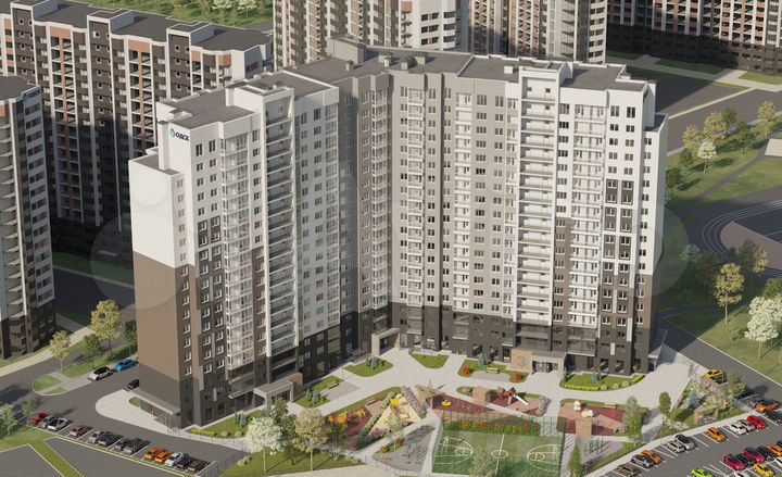 2-к. квартира, 74,7 м², 6/19 эт.