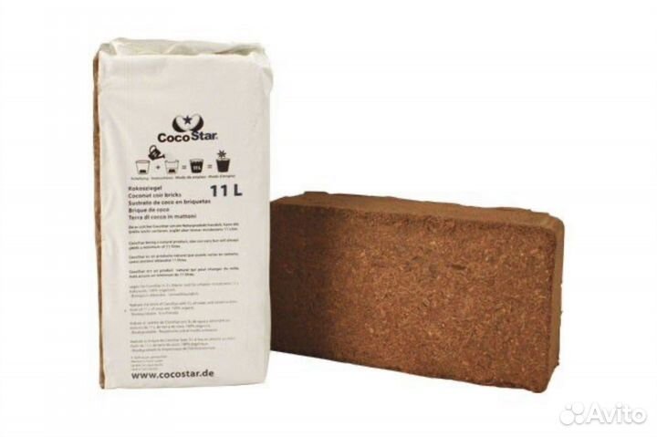CocoStar Кокосовый брикет 11 л