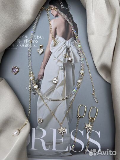 Комплект (колье, серьги) заказ