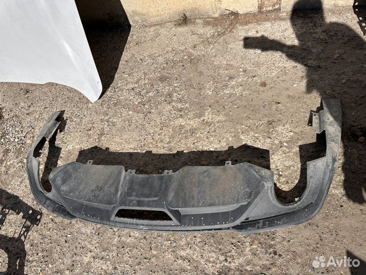 Накладка под задний бампер ford mustang 2018