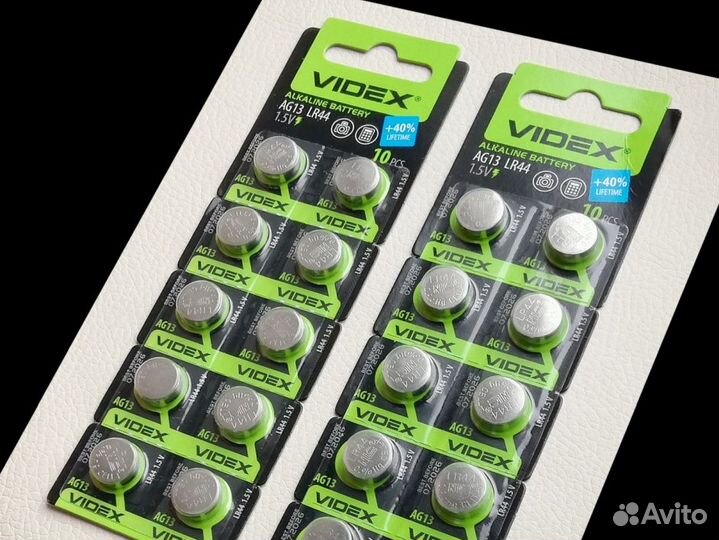 Батарейки LR44 (AG13) videx