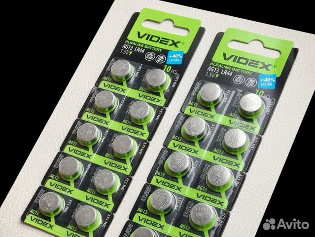 Батарейки LR44 (AG13) videx