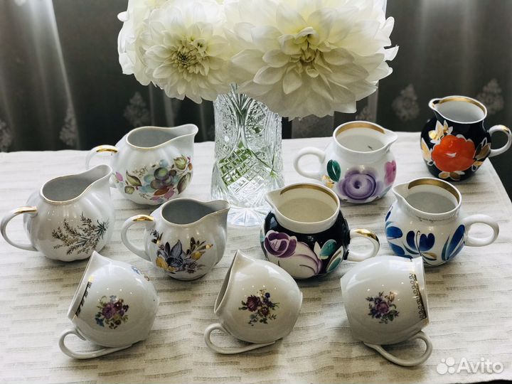 Молочники,фарфор,ссср(обновленное)