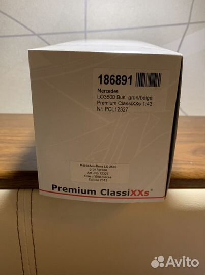 Mersedes LO3500 bus 1/43 Premium ClassiXXs