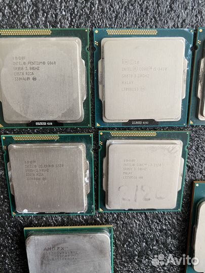 Процессоры intel и AMD