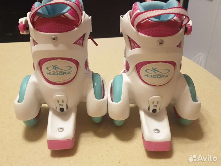 Роликовые коньки детские раздвижные 26-29 Hudora