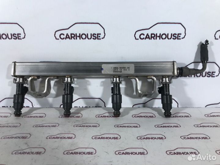 Рампа с форсунками Ford Focus 2 1.8 qqdb