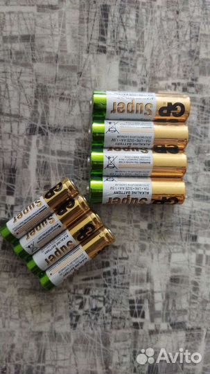 Батарейки пальчиковые и мизинчиковые, новые