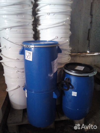Ведра пластиковые пищевые б/у 15 л, 10л