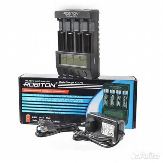 Robiton MasterCharger 4T5 Pro U8/10-Li/LF/MH/NC/N