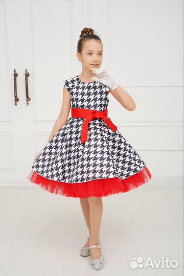 Пышное платье для девочки Стиляги