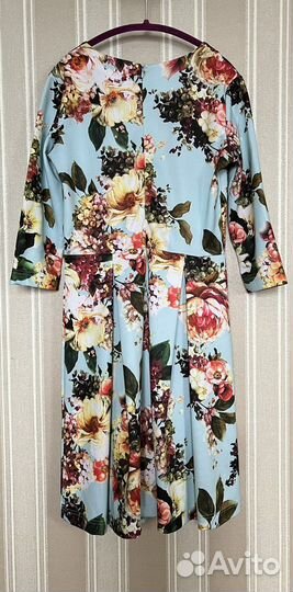 Платье с цветочным принтом