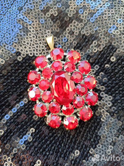 Кулон, подвеска. Винтаж. Чехословакия