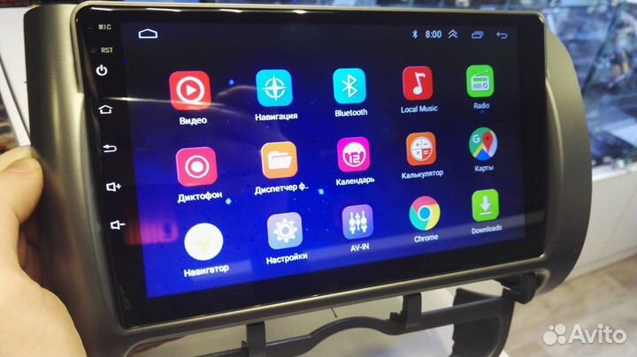 Honda fit jazz андроид магнитола новая