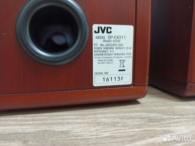 Акустика JVC wood cone