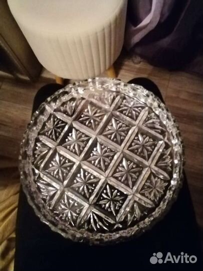 Ваза хрустальная СССР 28 см