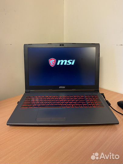 Ноутбук MSI GV62 7RD-2071RU серый