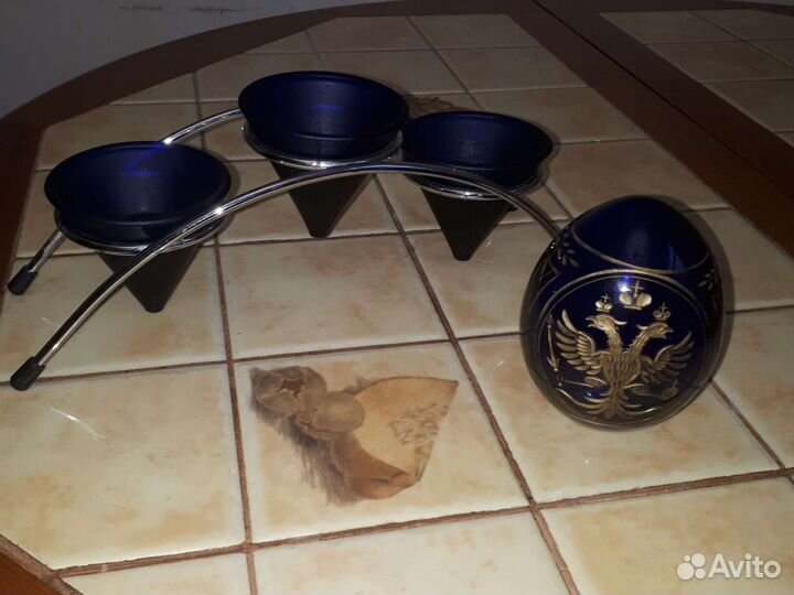 Синий хрусталь, графины