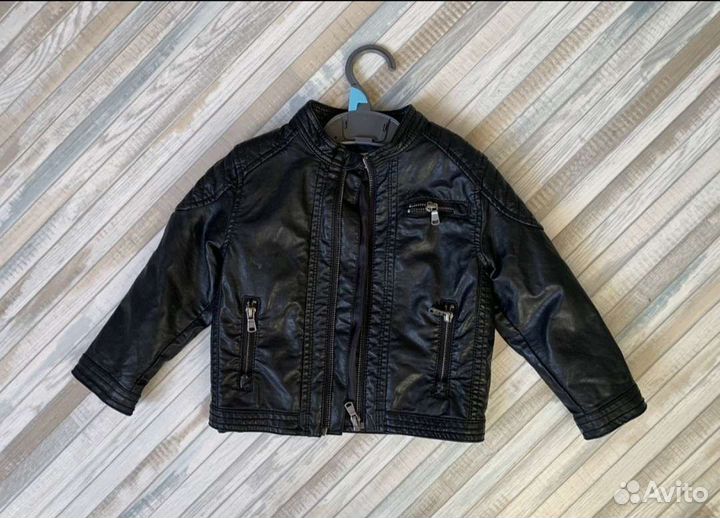 Кожаная куртка hm 92